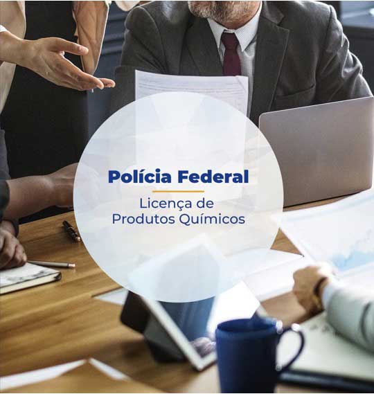 Polícia Federal Licença de Produtos Químicos